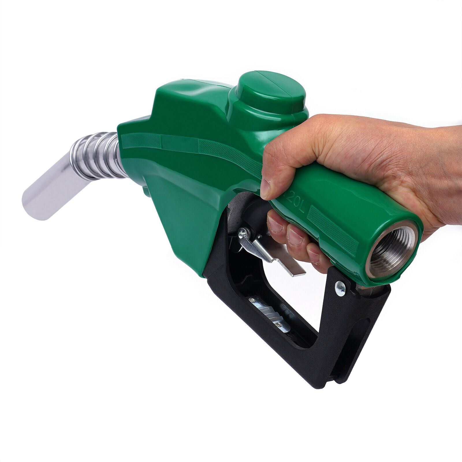 1 Inch Automatic Fuel Oil Pump Transfer Nozzle 7H Green Gas Refueling Tool - image 5 of 12