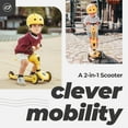 thumbnail image 2 of Scoot & Ride 2-in-1 Ride-On & Stand Scooter, Ages 1-5, Highwaykick 1, Lemon, 2 of 12