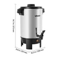 thumbnail image 3 of VEVOR Commercial Coffee Urn, 30 Cup 152oz Hot Beverage Dispenser with Dripless Faucet, 1090W Quick-Brewing Coffee Maker, Automatic Temperature Control, for Catering, Party, Church & Restaurant, 3 of 9