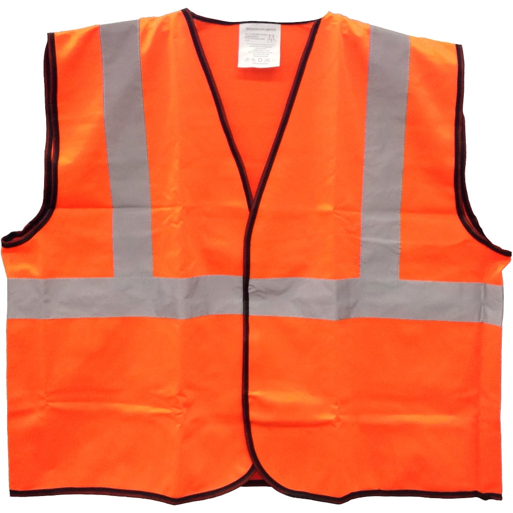 High Visibility Class 2 Orange Safety Vest - Size 4XL - Walmart.com