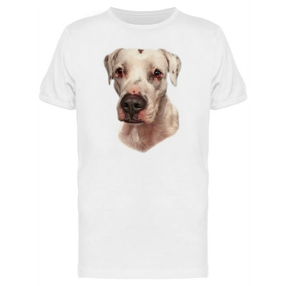Dogo Argentino Realistic Photo T-Shirt Men -Image by Shutterstock, Male Medium