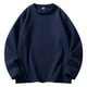 thumbnail image 1 of pstuiky Camisas de manga larga abrigadas para hombre, Camisas de manga larga con cuello redondo, cálidas e informales, de color liso, para hombre Tops de hombre xl, 1 of 3