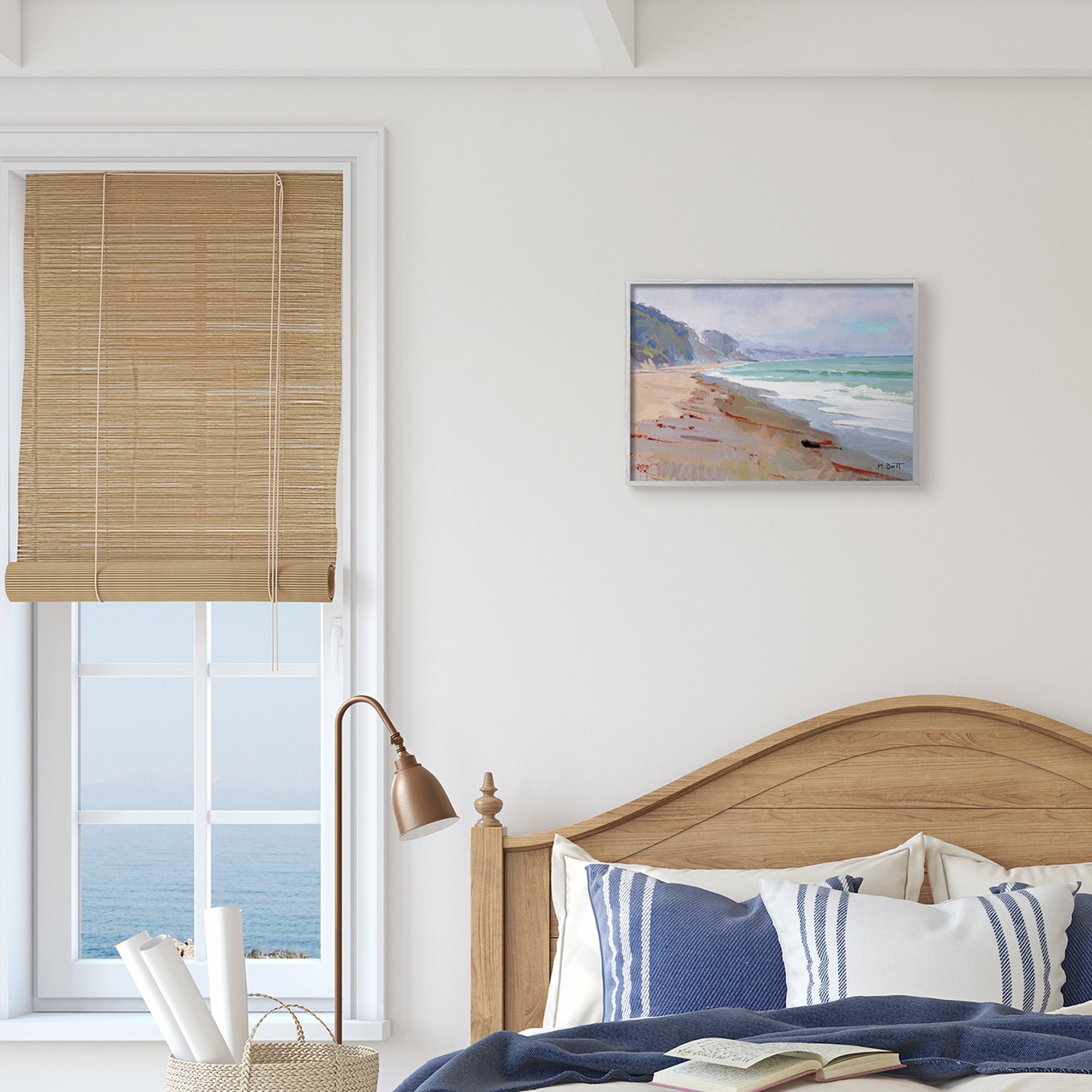 Stupell Industries Low Tide Nautical Beach Landscape Wet Sand,11 x 14,Designed by Marcia Burtt