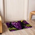 thumbnail image 6 of Grape Polyester Chair Rug Mat, Non-Slip and Machine Washable Area Rugs, 6 of 6