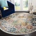 thumbnail image 4 of SAFAVIEH Aria Cian Geometric Floral Area Rug, Beige/Multi, 6'5" x 6'5" Square, 4 of 6