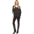 thumbnail image 4 of Ella Moss Women's Negev Poncho, Black, Medium/Large, 4 of 5