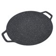 thumbnail image 4 of BBQ Grill Pan,Korean Style Barbecue Round Barbecue Round Plate Nonstick Barbecue Plate Innovative Solution, 4 of 14