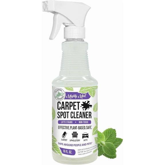 Carpet Spot Cleaner, Spray to Remove Carpet Stains Instantly, Natural Peppermint Scent, 16oz