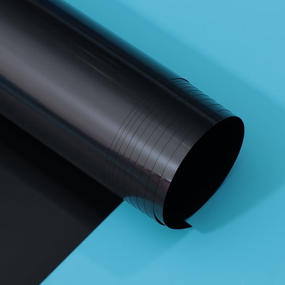 FELTECHELECTR Office Window Film Plastic Black for Decoration with Sun Resistant Effect
