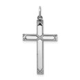 thumbnail image 1 of Pendentif Croix en Argent Sterling 925 Conçu au Laser, 1 of 2