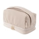 thumbnail image 1 of Hukapapa Bolsa de cosméticos avanzada, bolsa de cosméticos portátil de gran capacidad, bolsa de almacenamiento de lavado de alto valor, color blanco, 1 of 5