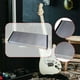 thumbnail image 1 of Estuche rígido para guitarra eléctrica de madera resistente con cerradura y cierre de seguridad. Estuche de transporte para guitarras eléctricas, 1 of 10
