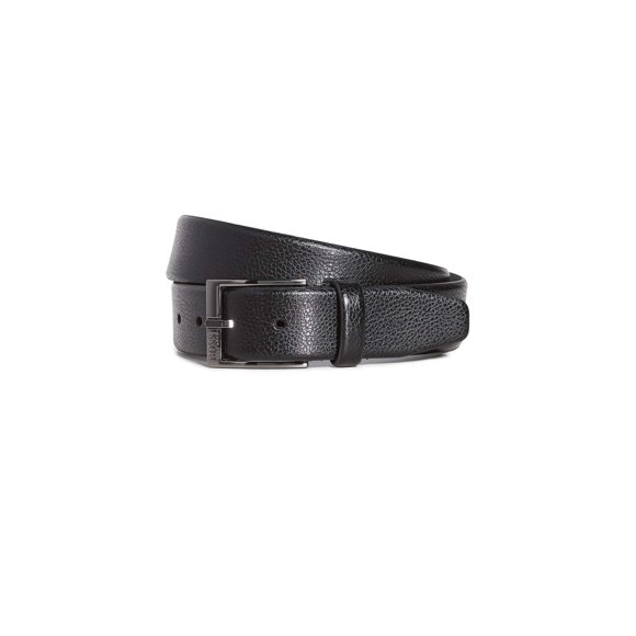 Cinturón BOSS HUGO Night Black 38 para hombre, 100% piel de vacuno