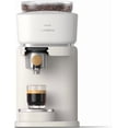 thumbnail image 1 of Philips Baristina Espresso Machine, Grind, Tamp & Brew Coffee Beans in One Swipe, Compact, 16 Bar Pump Pressure, Automatic Grinder, Natural White with Ash Wood Portafilter (BAR302/20), 1 of 11
