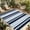 Navy Sky Blue, variant on Navy Blue Red Striped Outdoor Rug for Patio/Deck/Porch, Non-Slip Large Area Rug 5 x 8 Ft, Modern Minimalist Ombre Lines Indoor Outdoor Rugs Washable Area Rugs, Reversible Camping Rug Carpet Runner