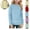 Sky Blue, variant on Mfakffe Kids Long Sleeve Crewneck T-Shirts Casual Fall Tops Fashion Lightweight Solid Color Tees for Children Daily Wear