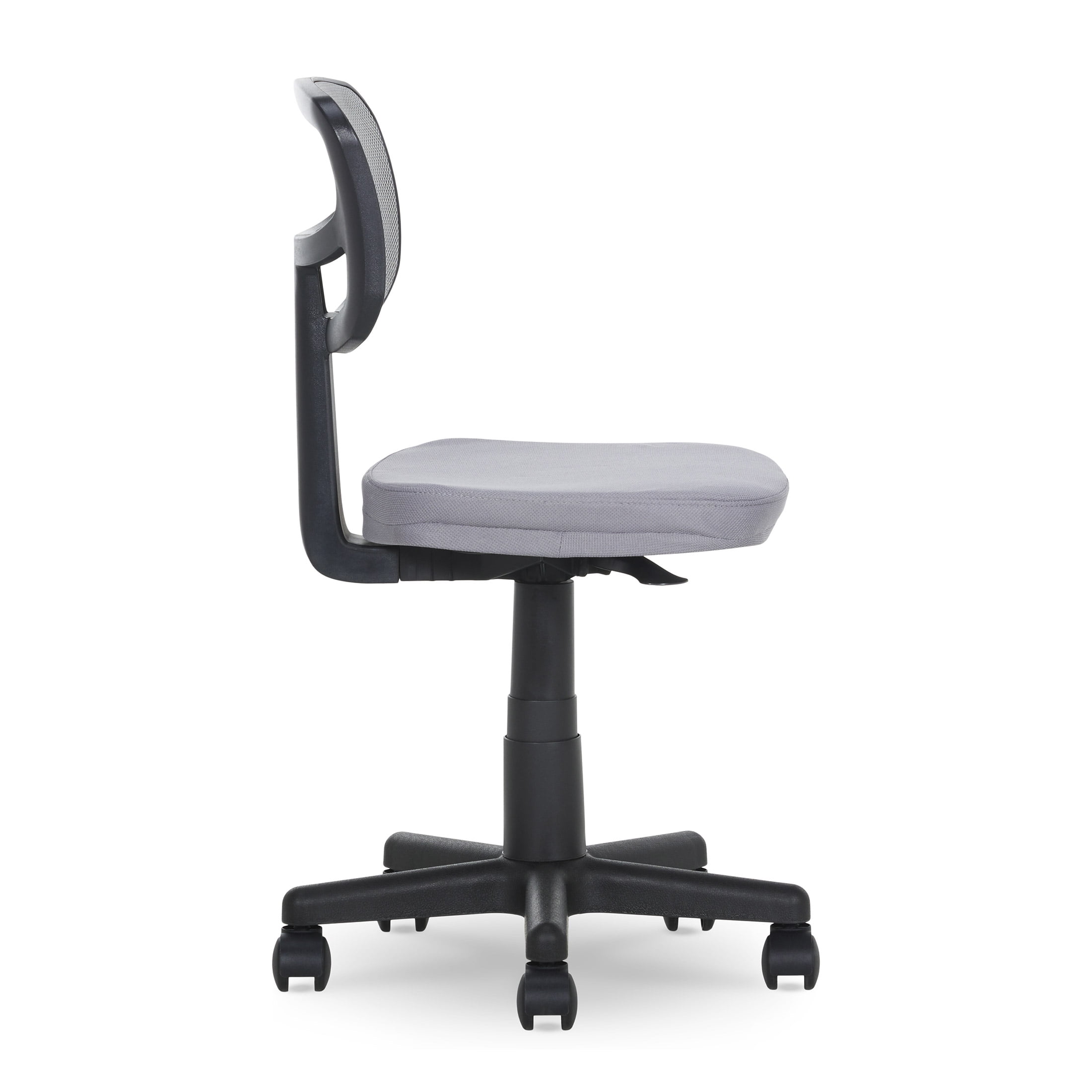 Mainstays Mesh Task Chair with Padded Seat, Teens and Adult, Gray/Gray