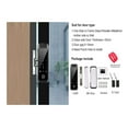 thumbnail image 2 of Door Lock, Waterproof Outdoor Fingerprint Lock Suitable For Door Thickness 10-12mm Smart Home App Tuya Control ,Easy to Install, 2 of 6