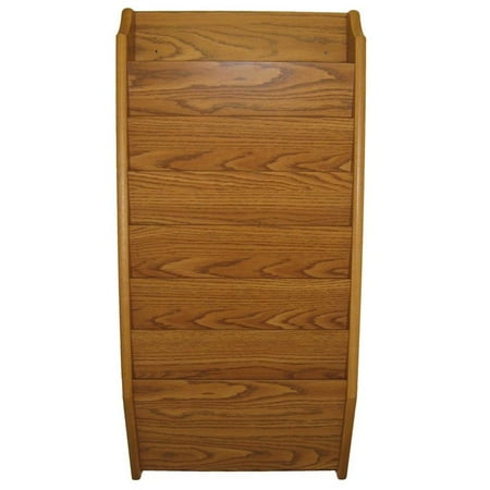 Wooden Mallet 7 Pocket Legal Size Wall File Holder In Medium Oak Wooden Mallet 7 Pocket Legal Size Wall File Holder In Medium Oak