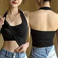 thumbnail image 3 of Tank Top, Backless with Built-in Bra Pads Sling Vest Top Q9C7 J5L7 Q5B8 E1G, 3 of 8