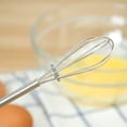 thumbnail image 2 of Stainless Steel Mini Whisk Ceramic Handle Coffee Milk Frother Beater For Cooking, 2 of 11