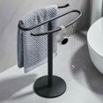 thumbnail image 3 of tredstone Modern Bath Towel Stand Table Hand Towel Hanger for Countertop Hotel Kitchen, 3 of 4