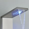 thumbnail image 6 of LED Shower Panel Tower System Rain&Waterfall Massage Body Jets Brushed Nickel, 6 of 12