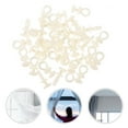 thumbnail image 3 of Miangastore Curtain Wheels Beige 1 Set 100Pcs 1In, 3 of 9