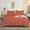 Brick Red, variant on DNG Creations 1 Piece Double Ruffle Duvet Cover With Zipper Closure ( Solid Chocolate ) All-Season 100% Egyptian Cotton, 800 Thread Count ( Twin/Twin XL - Size )