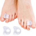 thumbnail image 1 of 10x Silicone Toe Spreader for Overlapping Toes, Hammer Gift, Suitable for Foot Comfort and Alignment, 1 of 4