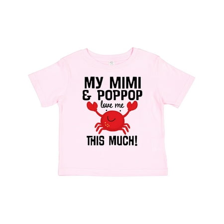 

Inktastic Mimi and PopPop Love Me Gift Toddler Boy or Toddler Girl T-Shirt
