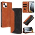 thumbnail image 1 of Funda FOXDOCK para iPhone 15 de Cuero Premium Bicolor con Ranuras RFID, Carcasa Tipo Billetera Antigolpes y Soporte Plegable, 1 of 6