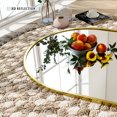 thumbnail image 5 of Anyrose 34"x76" Full Length Mirror with Arch-Top Standing Mirror Wall Mounted, Gold, 5 of 7