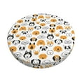 thumbnail image 2 of Lsque Dog Faces Round Bar chair cushion covers Velvet Fabric Premium Comfort Protects from Scratches and Stains for 14-17 Inch Chair- 13 inch, 2 of 7