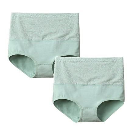 (1PC underwear)*2 Pack Pzocapte Post Partum Undies Size Panties Bodysuit Shapewear Size Shapewear Panties High Waist Women s Solid Color Cotton Underwear High Waisted Underwear Daily Solid Panty Pant