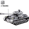 thumbnail image 1 of HUIQIBAO Military Series Large Panzer Tank Building Blocks Weapon WW2 Tank Army Figure City Educational Bricks Toys For Children zhangmengya LED, 1 of 2