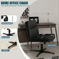 Walmart Ergonomic Armless Home Office Chair, Cross Legged, Wide Seat