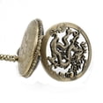 thumbnail image 4 of Chinese Dragon Design Pocket Watch Anti-Tarnish Copper Color Dragon Watch WP-DRAGON, 4 of 9