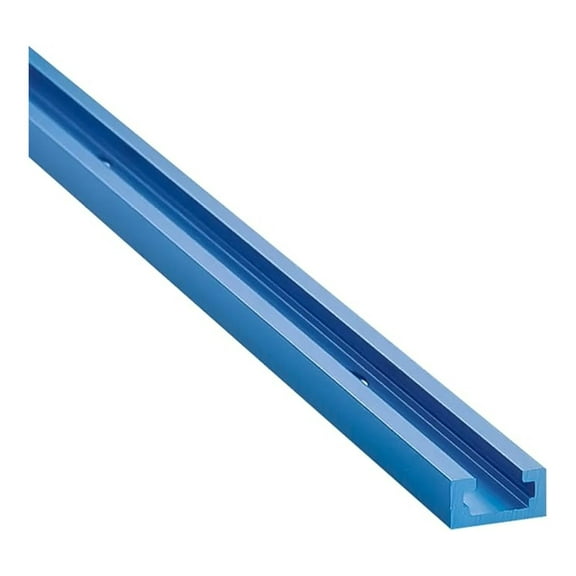 3ft Universal T Track - Blue Woodworking Track, 5/16" & 1/4" T-Bolt Compatible, Workbench Jigs & Table Accessories