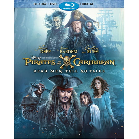Pirates of the Caribbean: Dead Men Tell No Tales (Blu-ray + DVD + Digital (Pirates Of The Caribbean 4 Best Moments)