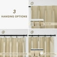 thumbnail image 4 of DriftAway Pinch Pleat Blackout Curtains 96 Inches Long 2 Panels Set Faux Linen Textured Curtains for Bedroom Living Room Thermal Insulated Privacy Back Tab Window Drapes 52x96 Beige, 4 of 7