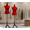 Red, variant on PEXMOR Female Dress Form, Size 6, Pinnable Mannequin Torso Adjustable Wooden Tripod Stand for Sewing, White