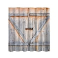 thumbnail image 1 of Cortina de baño Sunnimix Cortina de baño 1.8MX1.8M Panel de Madera Impermeable Transparente, 1 of 2