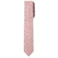 thumbnail image 2 of Jacob Alexander Men's Floral 2.75 inch Width Slim Neck Tie - Dusty Rose, 2 of 7