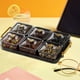 thumbnail image 5 of Bandeja de snacks compartimentada - 6 cajas de plástico con tapas para caramelos, frutos secos y almacenamiento de fruta - Gris, Blanco, Rosa, Verde, 5 of 7