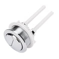 thumbnail image 1 of 114mm Silver Dual Flush Toilet Water Tank Push Buttons Rods Round Button Switch, 1 of 8