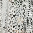 thumbnail image 5 of Clearance!Boho Curtains Crochet Lace Semi-Sheer Bohemian Hollow Knitted Handmade Tassels, Rod Pocket Window Treatment Vintage Rustic Farmhouse Drapes for Living Bedroom, 1 Panel 59" W x 62" L, Beige, 5 of 8