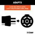thumbnail image 4 of Electrical Adapter with Bracket (4-Way Flat Vehicle to 7-Way RV Blade Trailer), 4 of 5