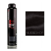 Goldwell Topchic Hair Color (8.6 oz. canister), 5NA, Pack of 12 w/ Sleek Teasing