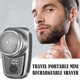 thumbnail image 5 of Mini afeitadora eléctrica portátil, afeitadora eléctrica para hombres, mini afeitadora eléctrica portátil USB, afeitadora eléctrica de bolsillo impermeable, adecuada para el hogar, el automóvil, los, 5 of 5
